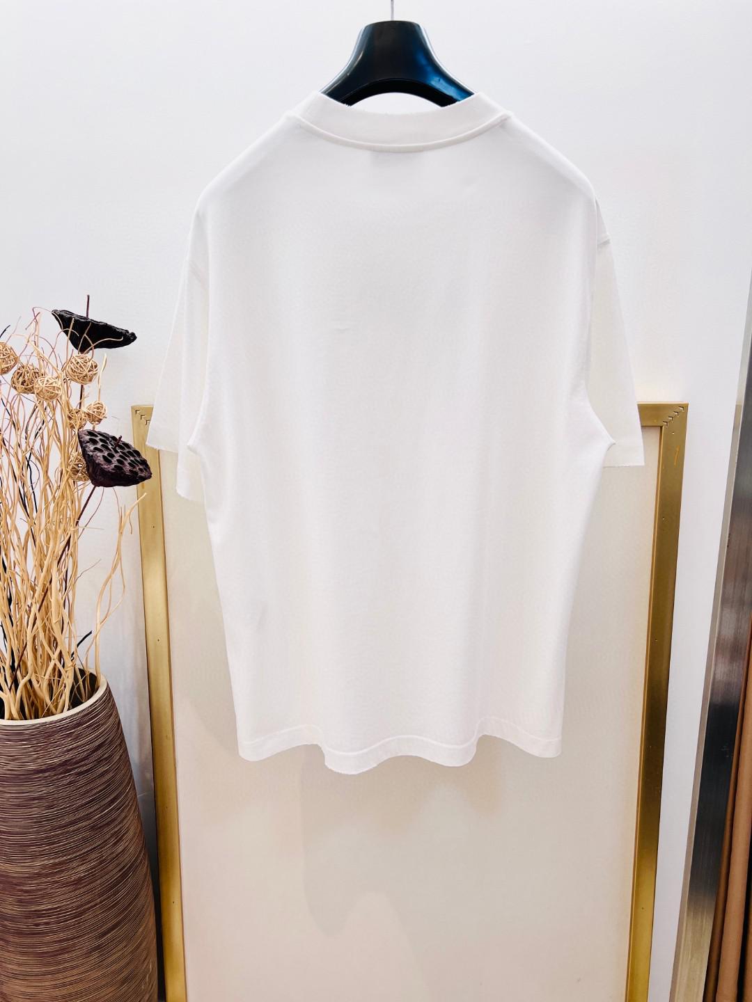 Футболка Miu Miu Frontside Contrast Miu Miu Logotype "White" фото № 4