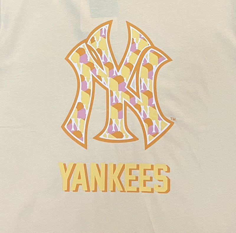 Футболка MLB Yankees "Beige" фото № 4