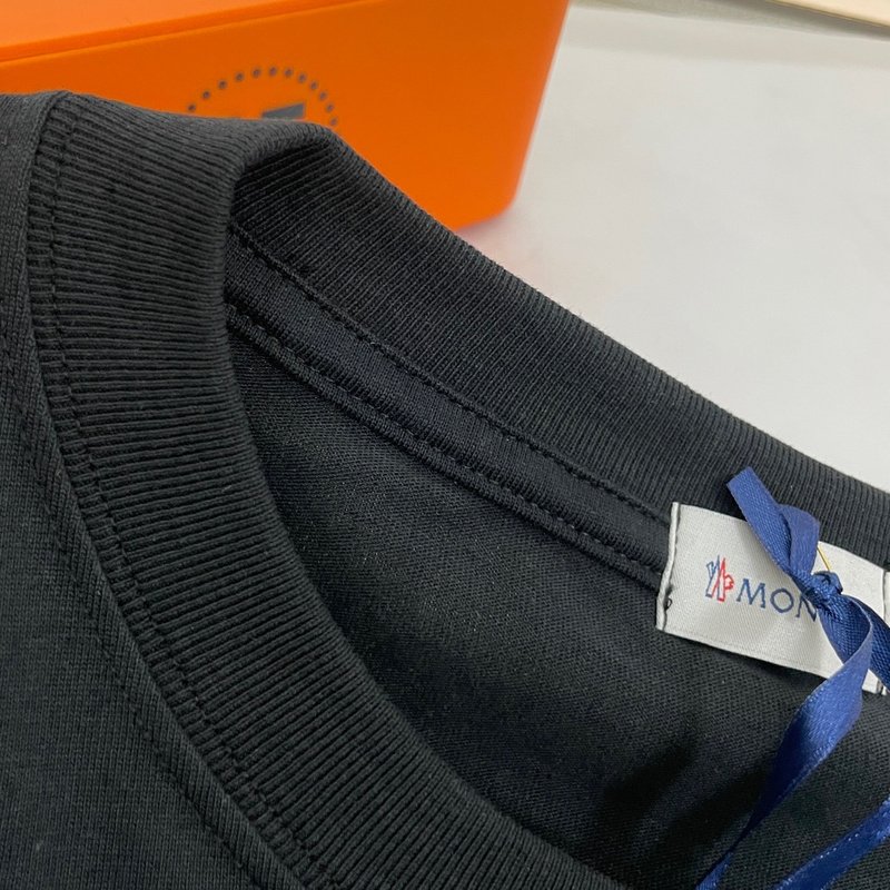 Футболка Moncler Logo From Text "Black" фото № 9