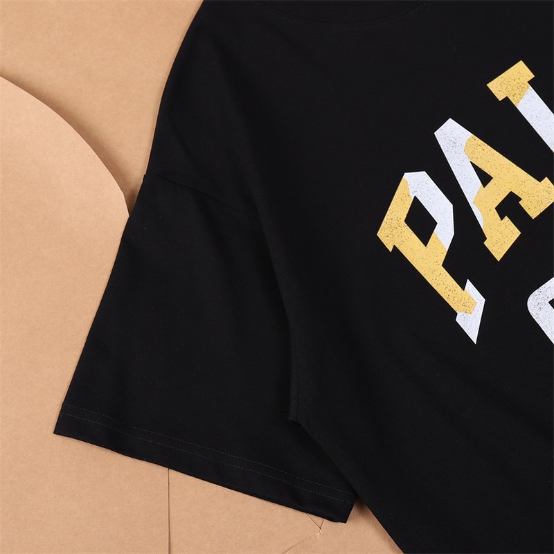 Футболка Moncler Gold Inscription Palm "Black" фото № 7