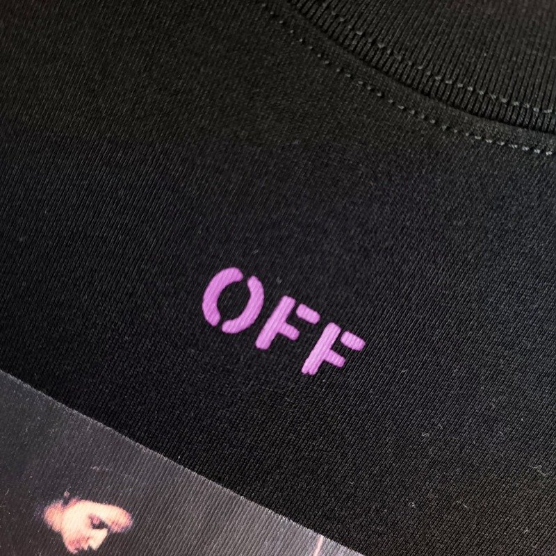 Футболка Off White Angels "Black" фото № 5