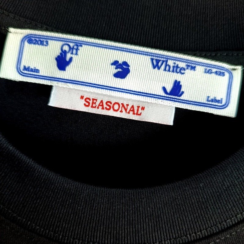 Футболка Off White Angels "Black" фото № 7