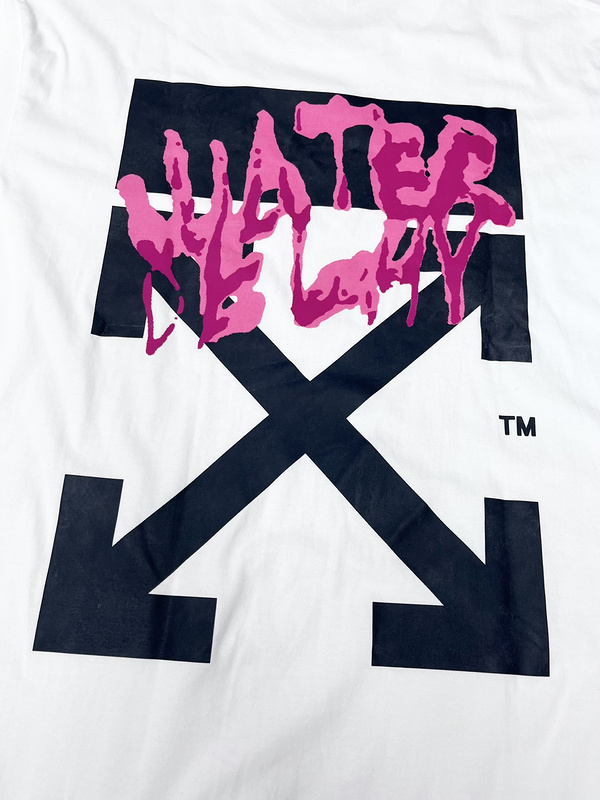 Футболка Off-White Water Delay Logo "White" фото № 6