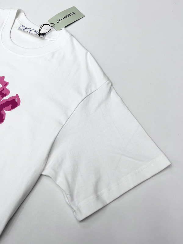 Футболка Off-White Water Delay Logo "White" фото № 3