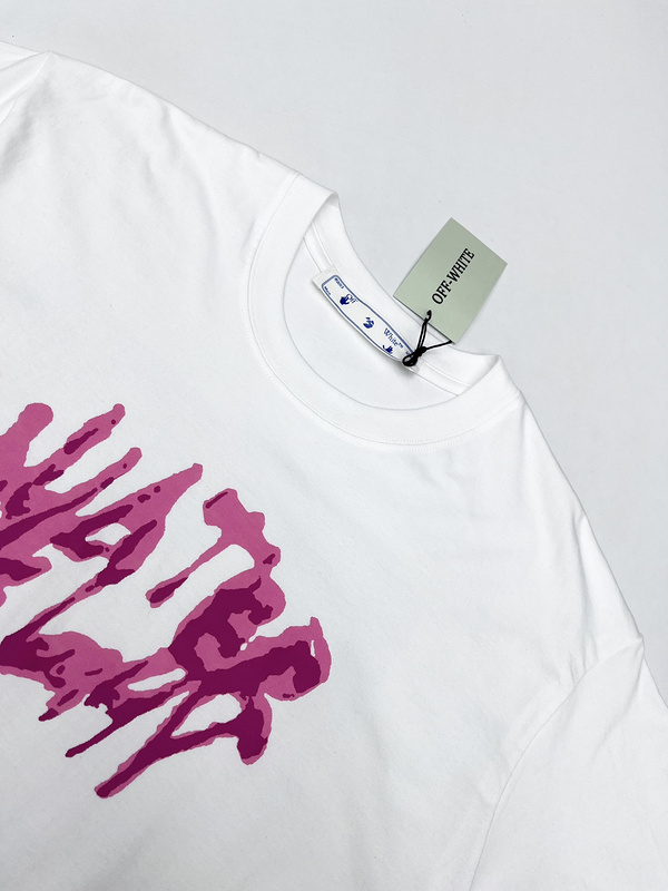 Футболка Off-White Water Delay Logo "White" фото № 5