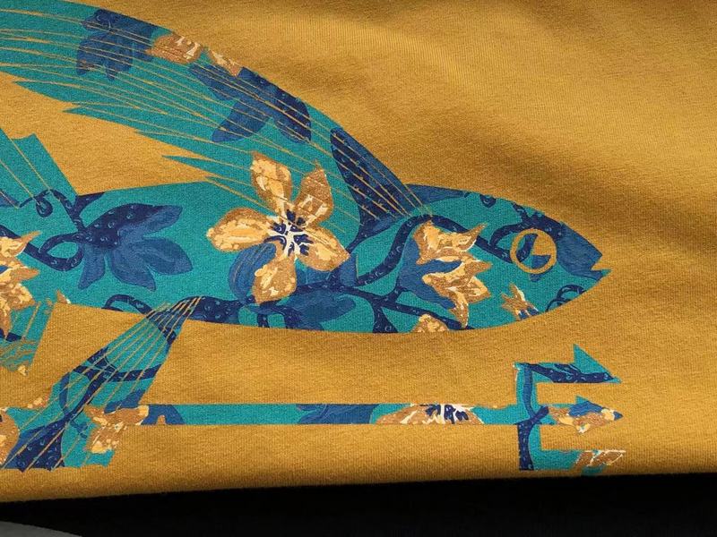 Футболка Patagonia Fish With Trident Back Print "Yellow" фото № 5