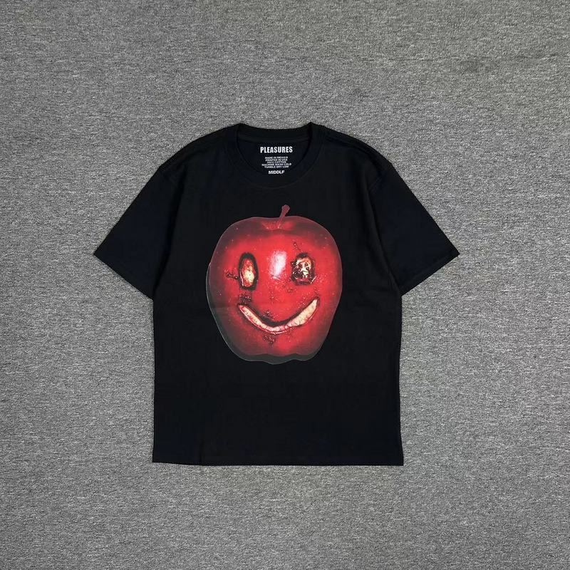 Футболка Pleasures Smiling Apple "Black" фото № 2