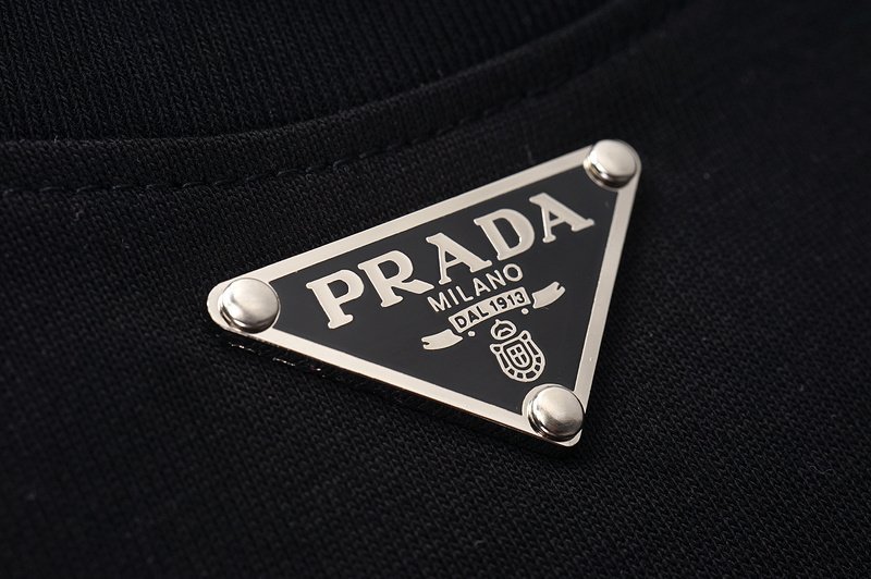 Футболка Prada With An Icon "Black" фото № 3