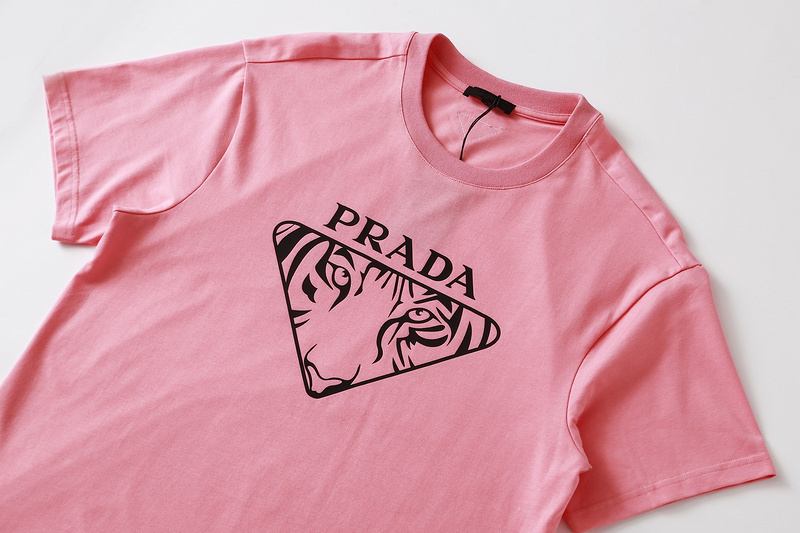 Футболка Prada Tiger Visibility "Pink" фото № 4