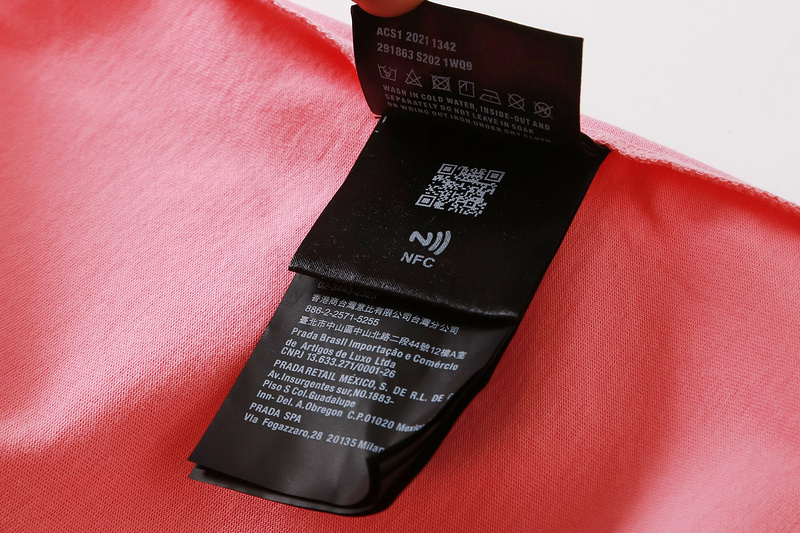 Футболка Prada Tiger Visibility "Pink" фото № 7