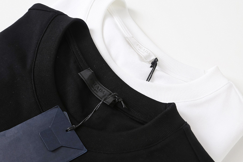 Футболка Prada Logo Made Of Beads "Black" фото № 3