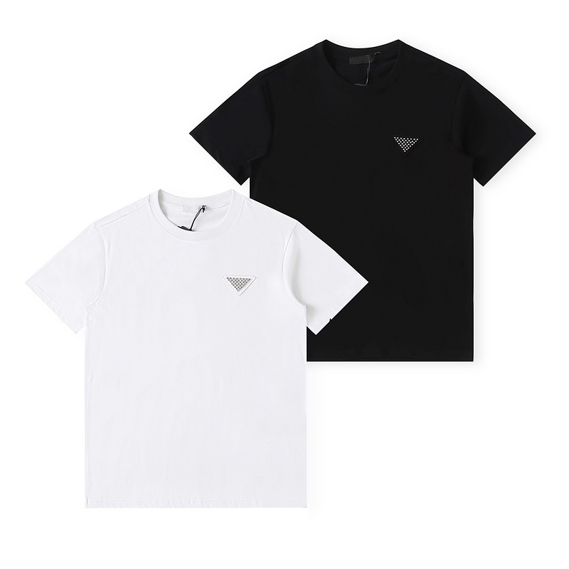 Футболка Prada Logo Made Of Beads "Black" фото № 6