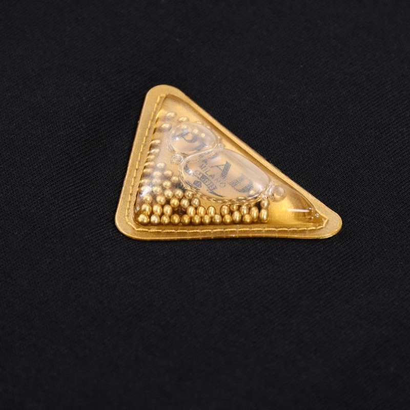 Футболка Prada With Logo Filled With Water "Black" фото № 5