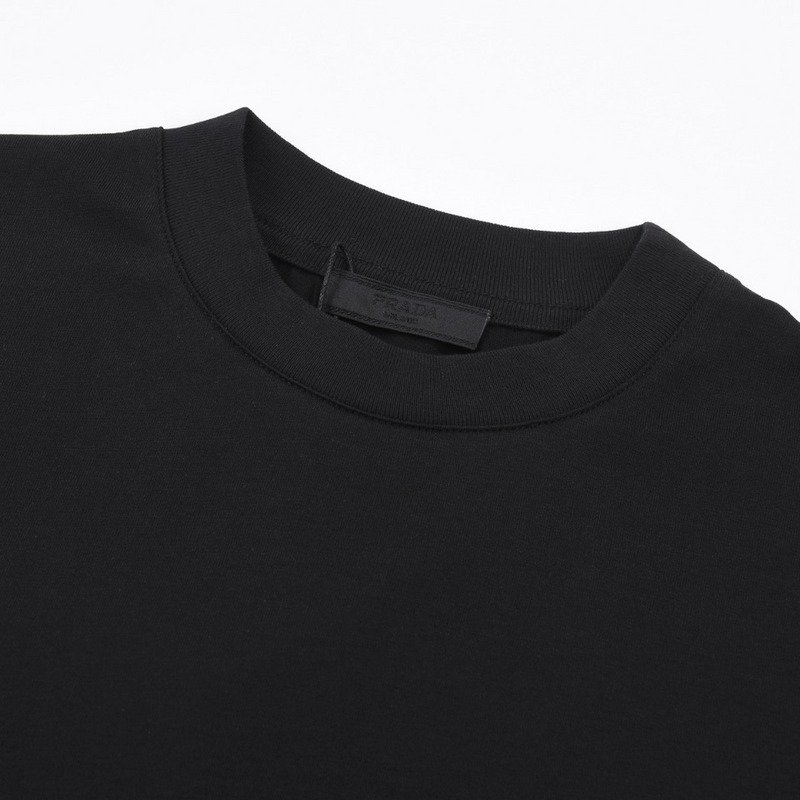 Футболка Prada With Logo Filled With Water "Black" фото № 7