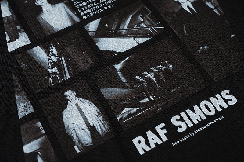 Футболка Raf Simons Archive "Black" фото № 6