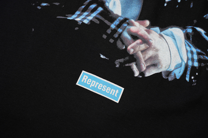 Футболка Represent Liam Gallagher Print "Black" фото № 8