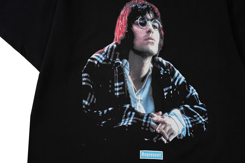 Футболка Represent Liam Gallagher Print "Black" фото № 9