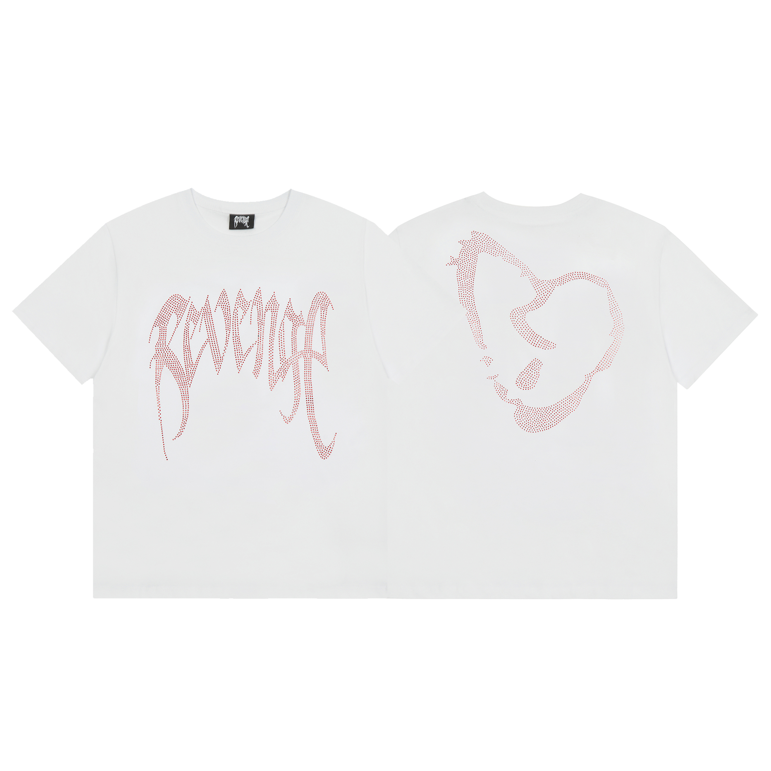 Футболка Revenge Red Dots "White" фото № 8