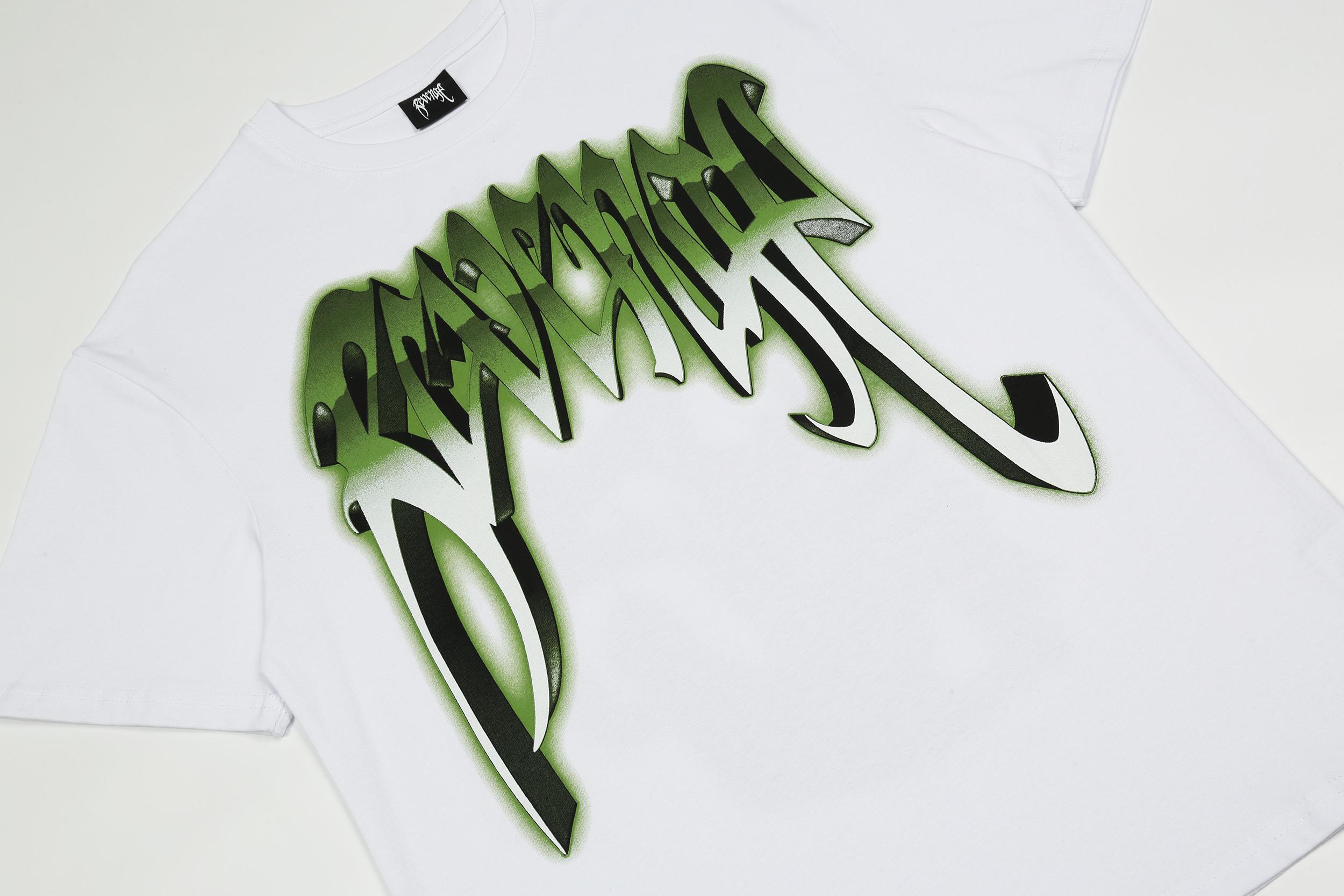 Футболка Revenge Green Moor Skull "White" фото № 5