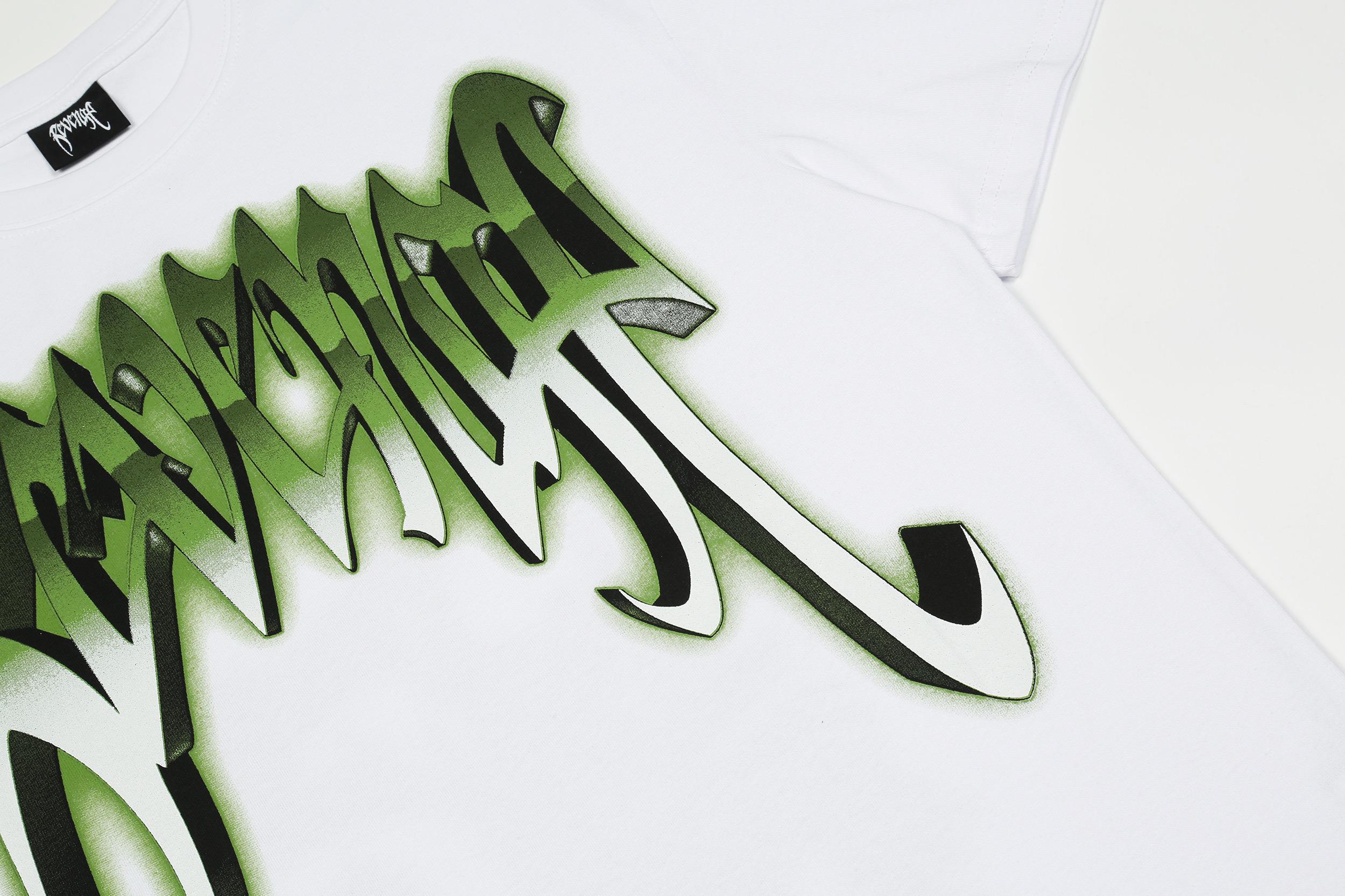 Футболка Revenge Green Moor Skull "White" фото № 7