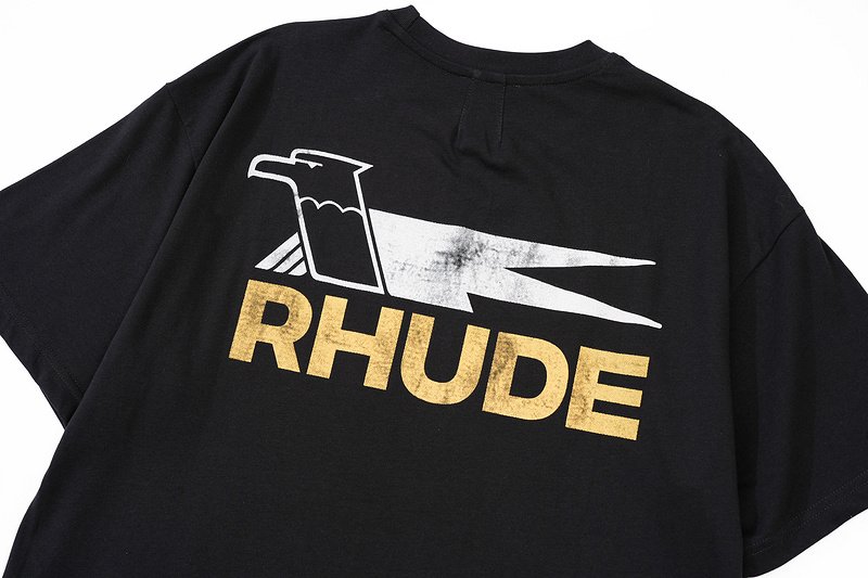 Футболка Rhude The Eagle Head Logo "Black" фото № 5