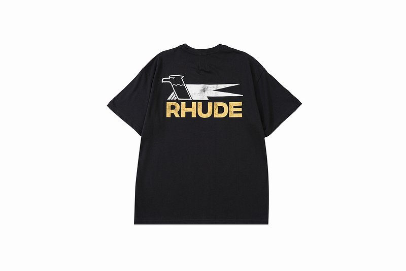 Футболка Rhude The Eagle Head Logo "Black" фото № 6