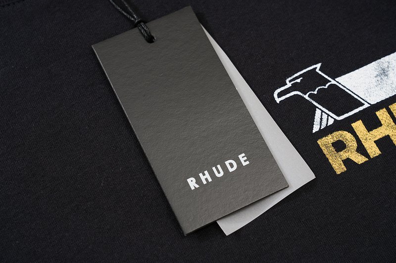 Футболка Rhude The Eagle Head Logo "Black" фото № 7