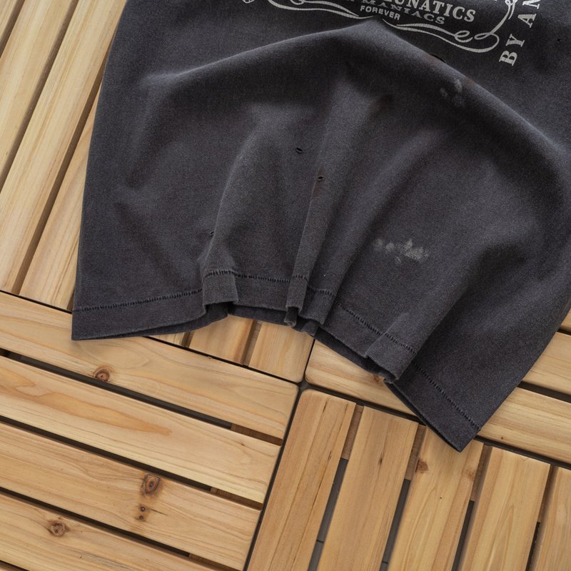 Футболка Saint Michael With Print - Angel Of Death "Gray/Black" фото № 9