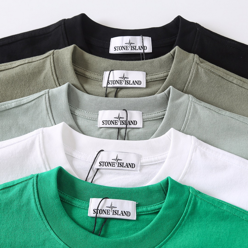 Футболка Stone Island Plain "White" фото № 5