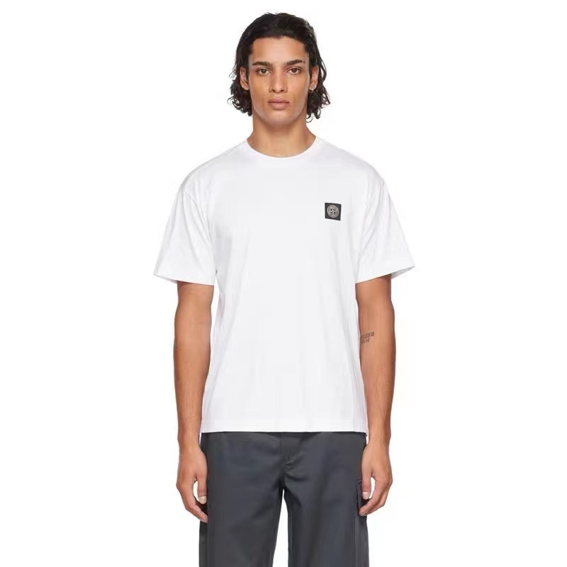 Футболка Stone Island Plain "White" фото № 2