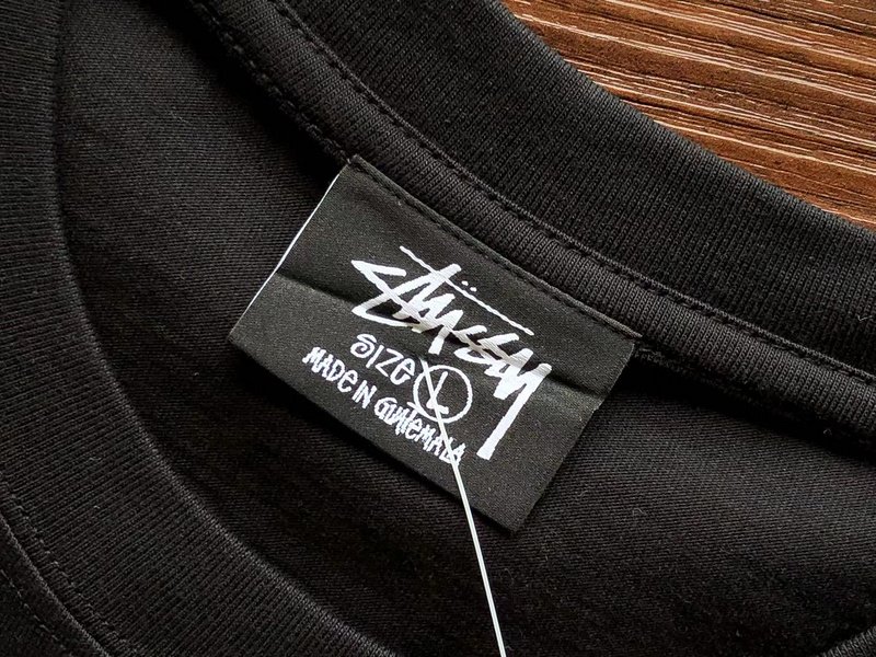 Футболка Stussy Bright Color Front Inscription "Black" фото № 3