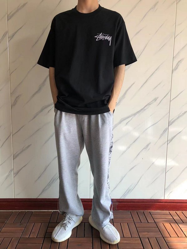 Футболка Stussy Wolf With Playing Card Inside Circle "Black" фото № 7