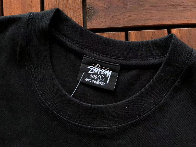 Футболка Stussy Wolf With Playing Card Inside Circle "Black" фото № 2