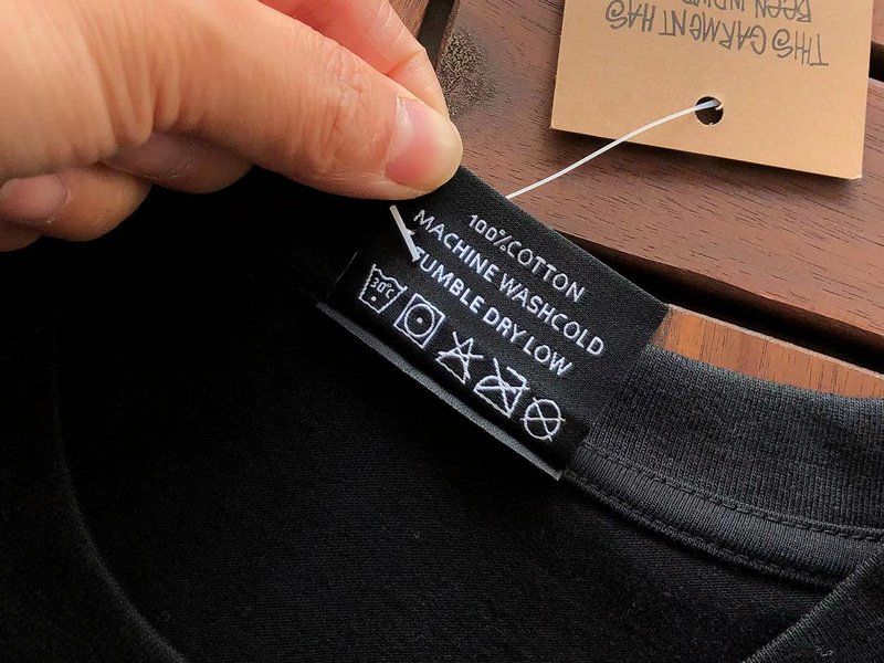 Футболка Stussy Wolf With Playing Card Inside Circle "Black" фото № 3