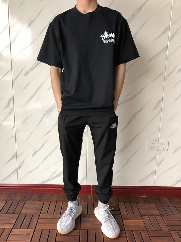 Футболка Stussy Inscription Shanghai "Black" фото № 5