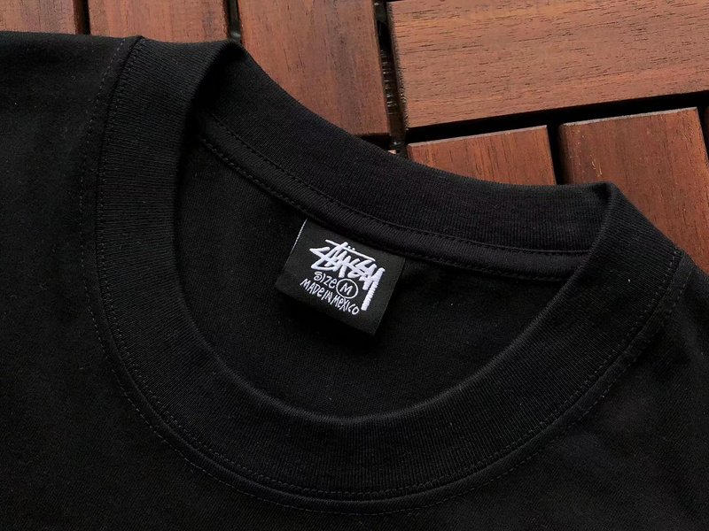 Футболка Stussy Inscription Shanghai "Black" фото № 2