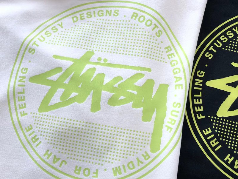 Худи Stussy Colorful Logo Inside Circle With Double Borders "White" фото № 3