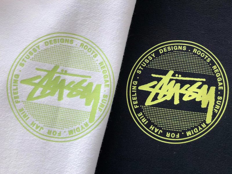 Худи Stussy Colorful Logo Inside Circle With Double Borders "White" фото № 4