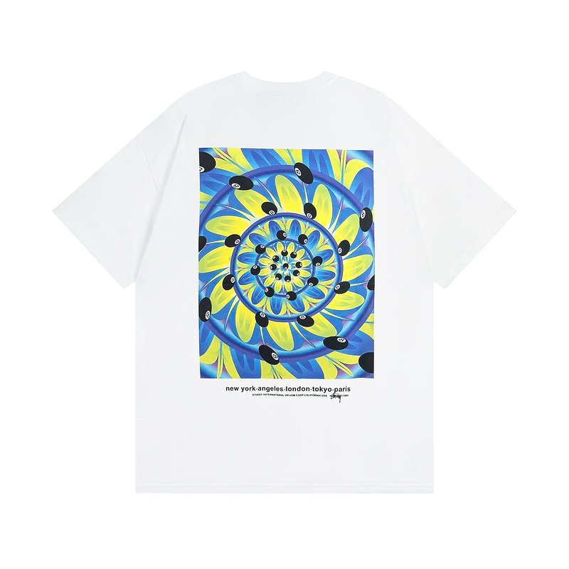 Футболка Stussy New Fashion Jeans Text "White" фото № 2