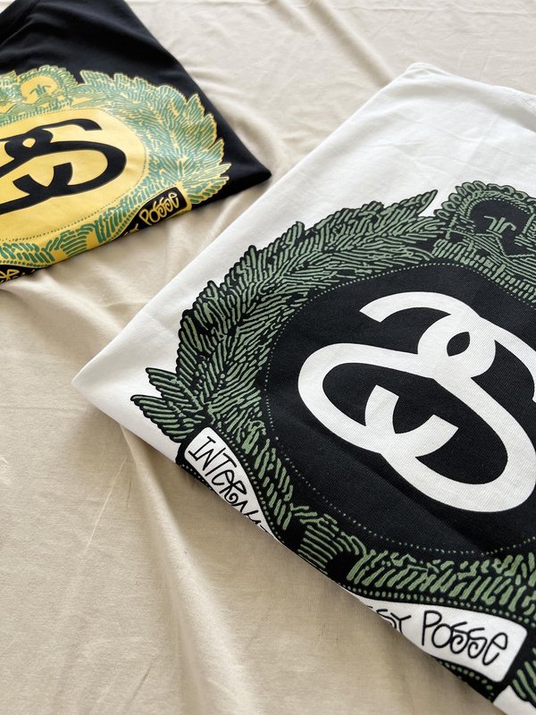 Футболка Stussy Coniferous Coat Of Arms "White" фото № 5