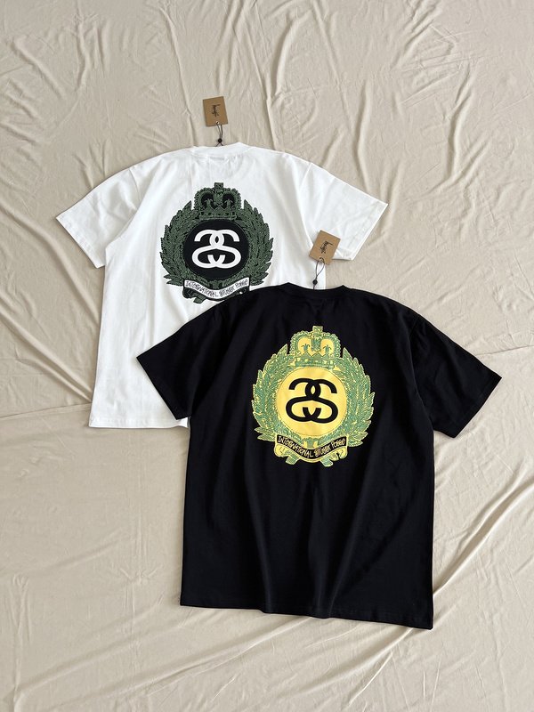 Футболка Stussy Coniferous Coat Of Arms "White" фото № 6