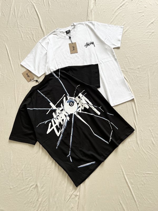 Футболка Stussy Spider Style 8 "Black" фото № 3