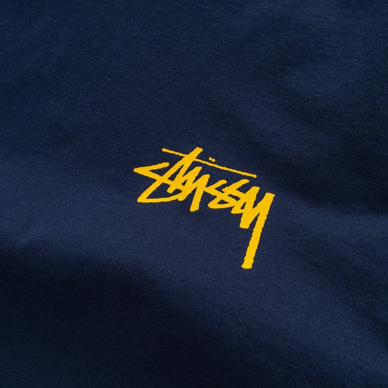 Футболка Stussy With Sculpture Print On The Back "Blue" фото № 4