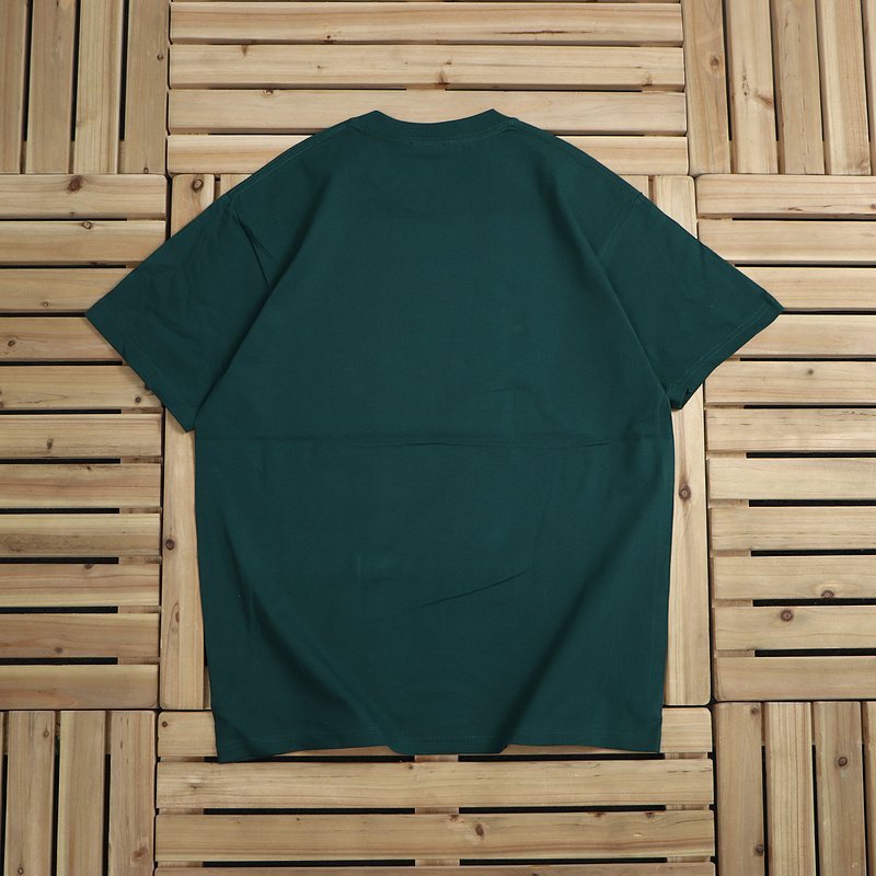 Футболка Stussy Photo With Car Surrounded By Inscriptions "Green" фото № 2