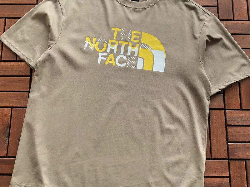 Футболка The North Face Horizontal Front Logo "Green" фото № 2