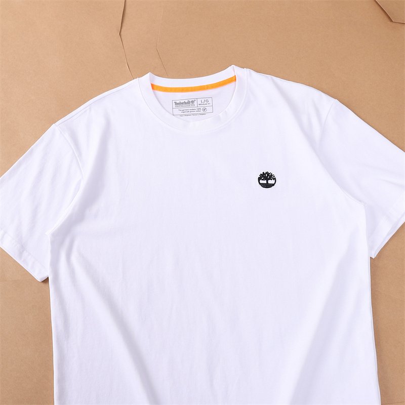 Футболка Timberland Small Logo Front "White" фото № 2