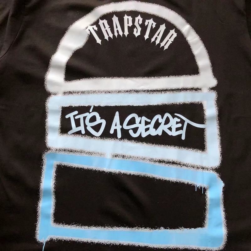 Футболка Trapstar Logo Inscription And Geometric Figures "Black" фото № 5