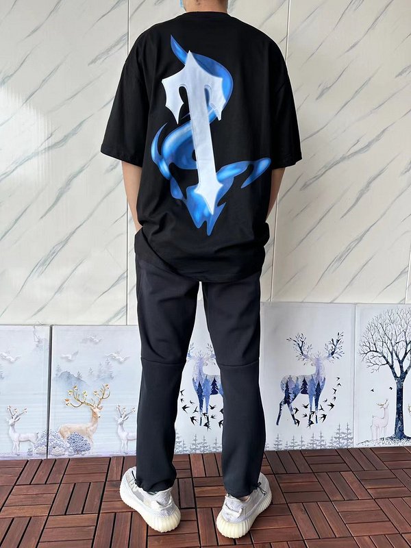 Футболка Trapstar Big Back Print With Colorful Shadow "Black" фото № 9