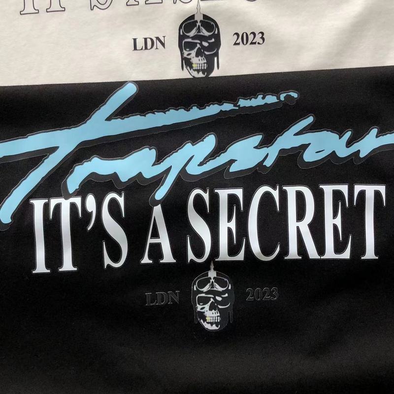 Футболка Trapstar Lettering It's A Secret "Black" фото № 6