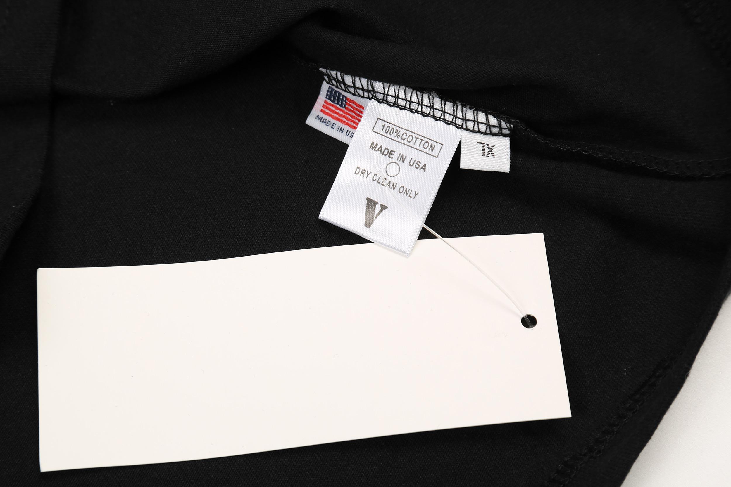 Футболка VLONE Blue V-Flame “Black” фото № 6